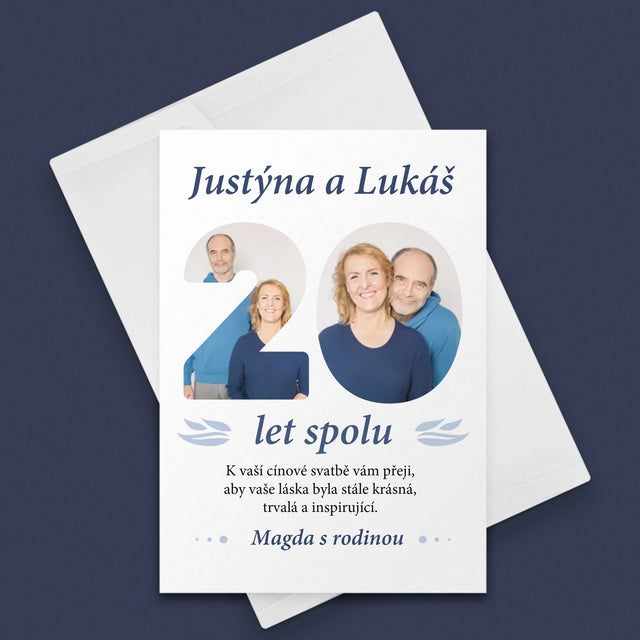 Slovo Z Fotek: 20 Let Spolu - Přání