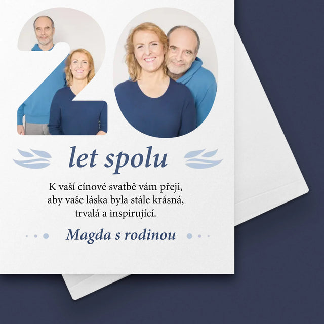 Slovo Z Fotek: 20 Let Spolu - Přání