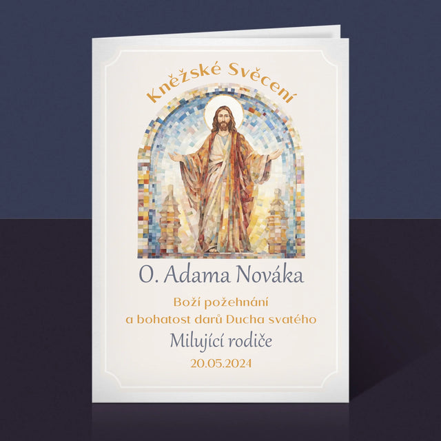 Jméno A Nápis: Kněžské Svěcení - Přání
