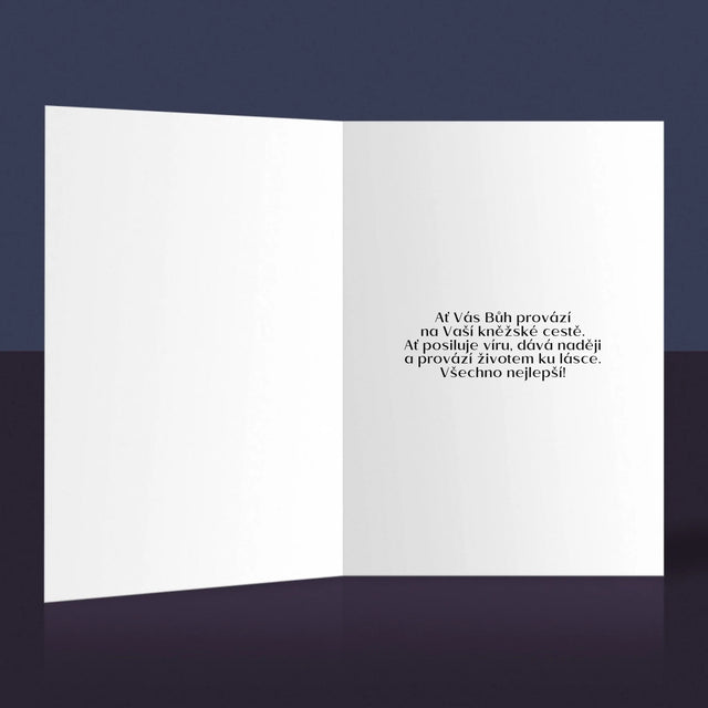 Jméno A Nápis: Výročí Kněžského Svěcení - Přání