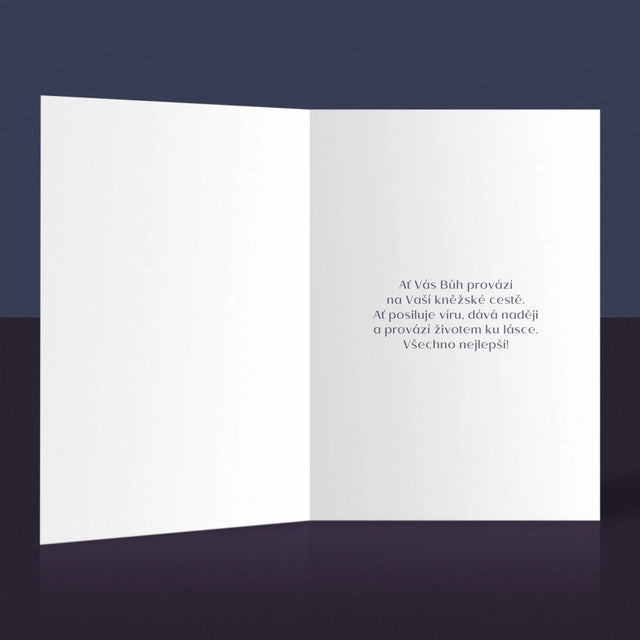 Jméno A Nápis: Kněžské Svěcení - Přání