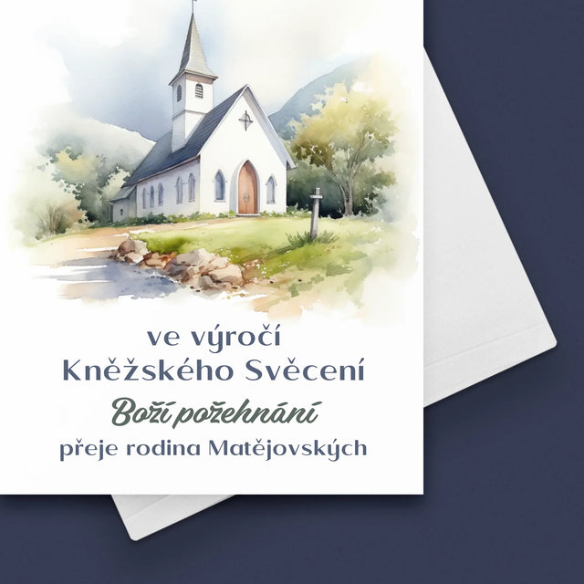 Jméno A Nápis: Výročí Kněžského Svěcení - Přání