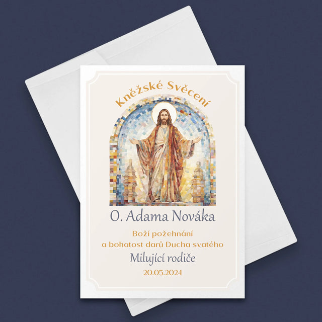 Jméno A Nápis: Kněžské Svěcení - Přání