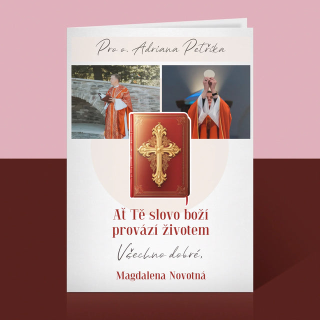 Fotokoláž: Slovo Boží - Přání
