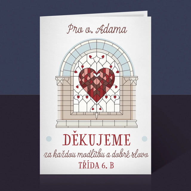 Jméno A Nápis: Děkujeme Za Každou Modlitbu - Přání