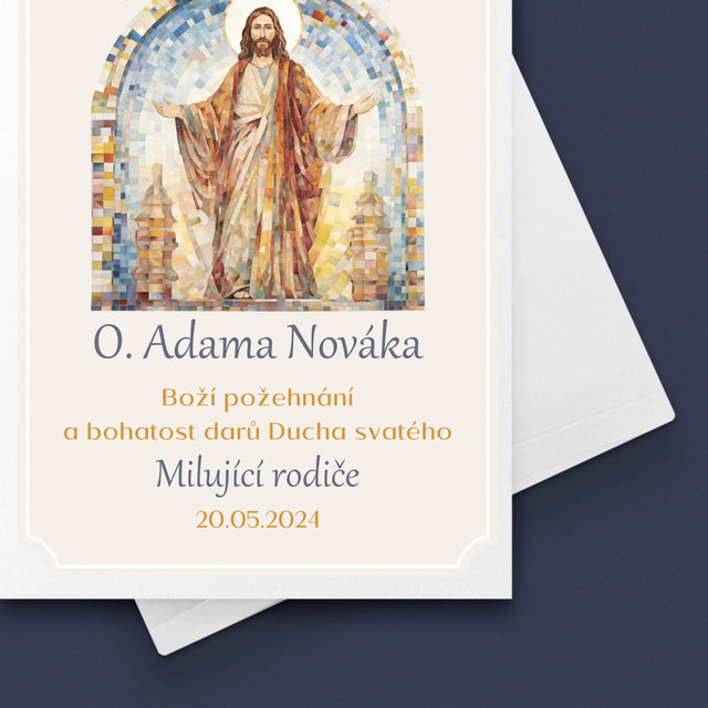 Jméno A Nápis: Kněžské Svěcení - Přání