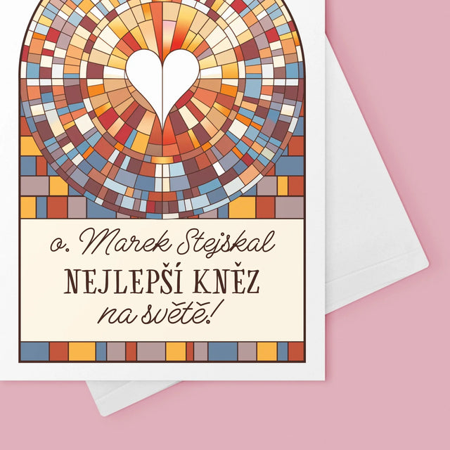 Jméno A Nápis: Nejlepší Kněz Na Světě - Přání