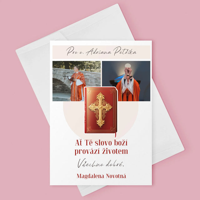 Fotokoláž: Slovo Boží - Přání