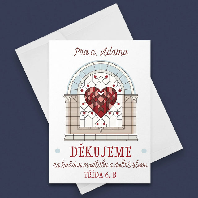 Jméno A Nápis: Děkujeme Za Každou Modlitbu - Přání