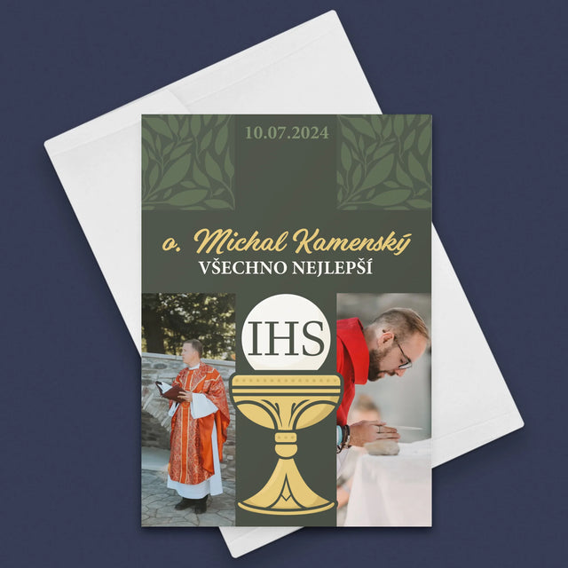 Fotokoláž: Všechno Nejlepší Kříž - Přání