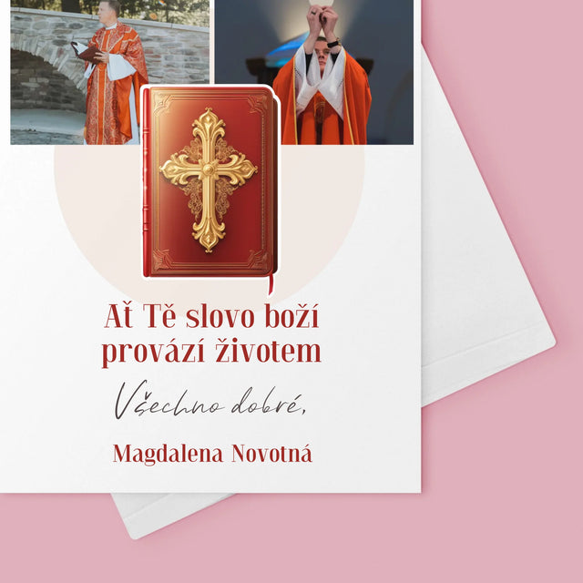 Fotokoláž: Slovo Boží - Přání
