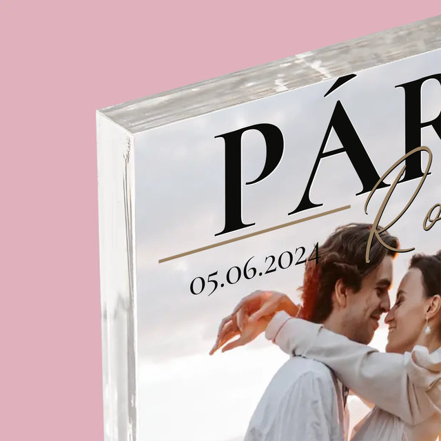 Obálka Časopisu: Pár Roku - Akrylový Blok