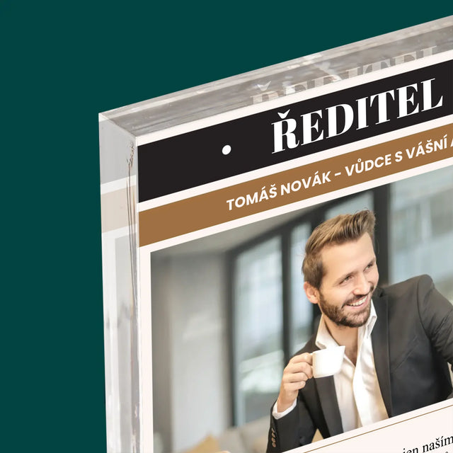 Obálka časopisu: Režisér - Akrylový blok | CZ