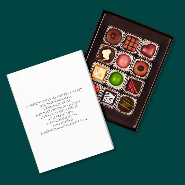 Fotka A Textem: Svatební Fotka Přání - Pralinky