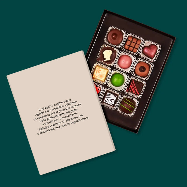 Fotka A Textem: Učitel S Třídou - Pralinky