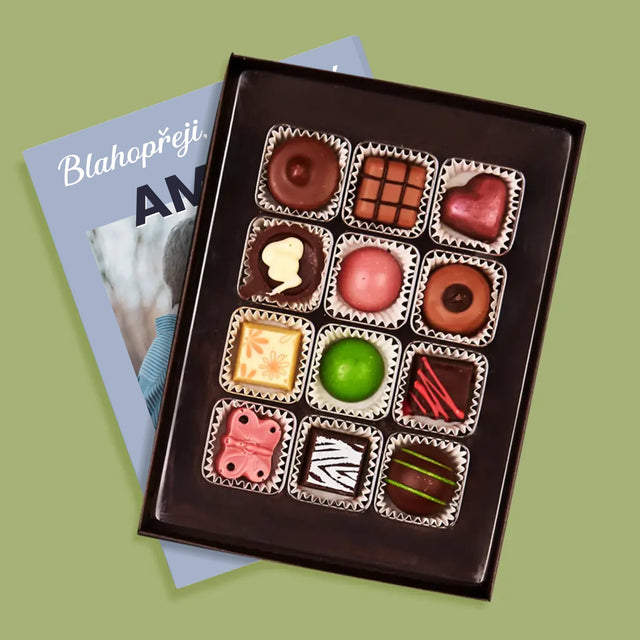 Fotka A Textem: Svatební Blahopřání - Pralinky