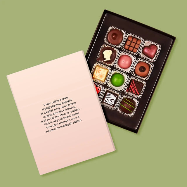 Fotka A Textem: Milujeme Tě, Mami - Pralinky