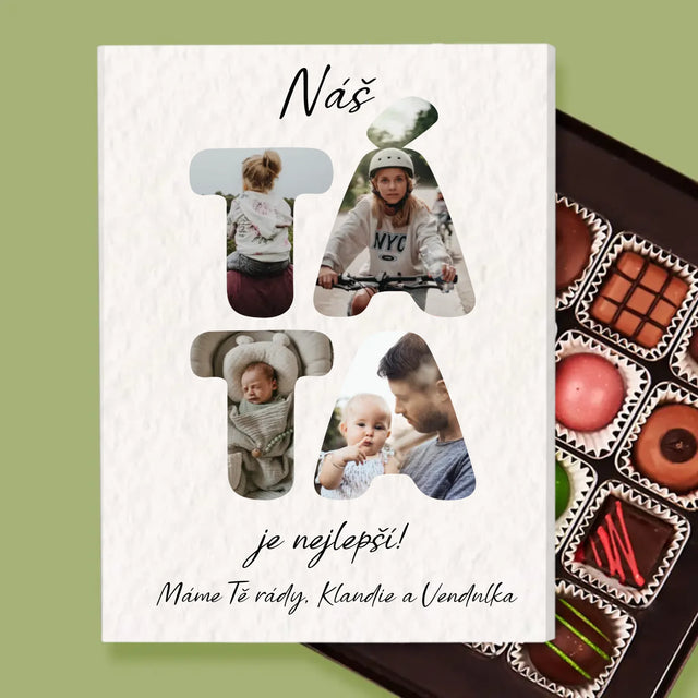 Slovo Z Fotek: Náš Táta Je Nejlepší - Pralinky