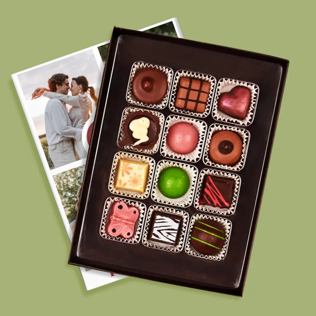 Fotokoláž: První Výročí Srdce - Pralinky