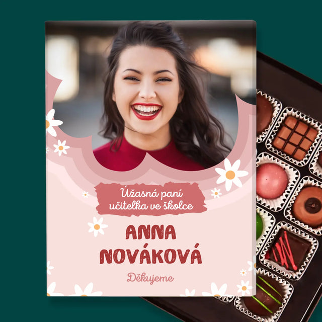 Fotka A Textem: Úžasná Paní Učitelka Ve Školce - Pralinky