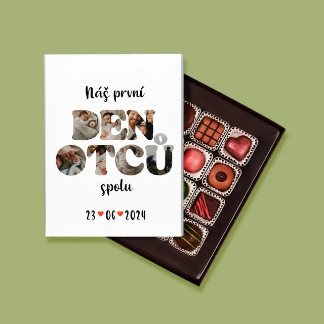 Slovo Z Fotek: Náš První Den Tátů - Pralinky