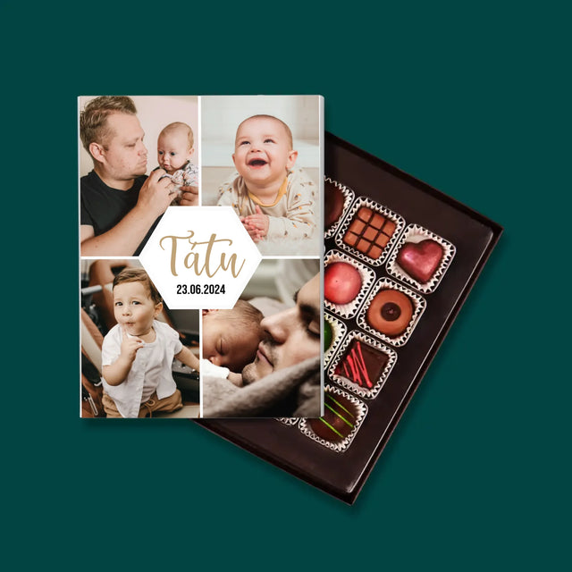 Fotokoláž: Pro Našeho Tátu - Pralinky