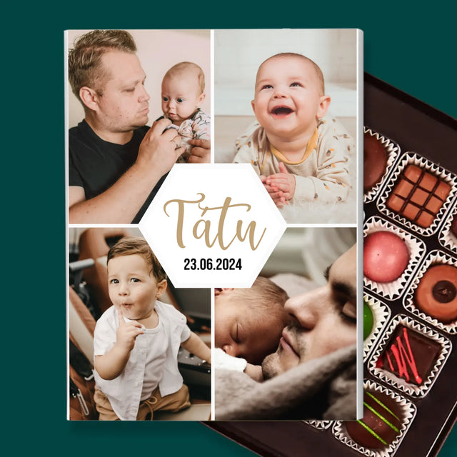 Fotokoláž: Pro Našeho Tátu - Pralinky