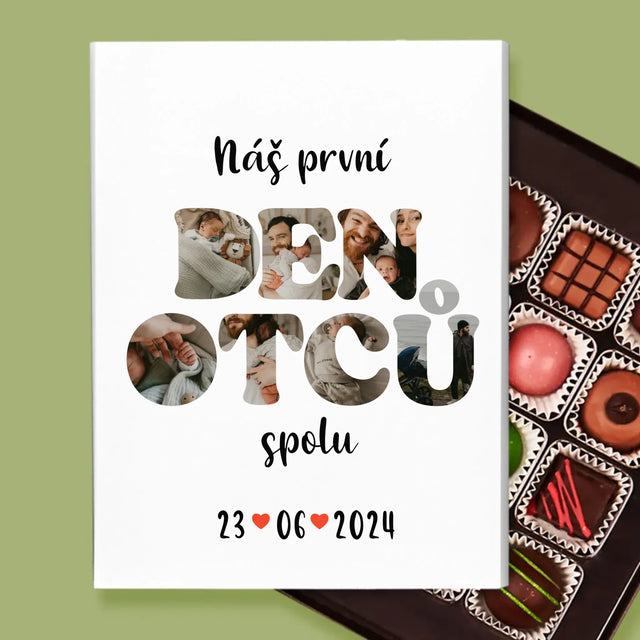 Slovo Z Fotek: Náš První Den Tátů - Pralinky