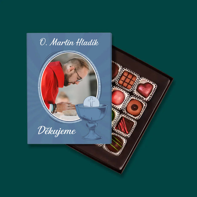 Jméno A Nápis: Kněz Děkujeme - Pralinky