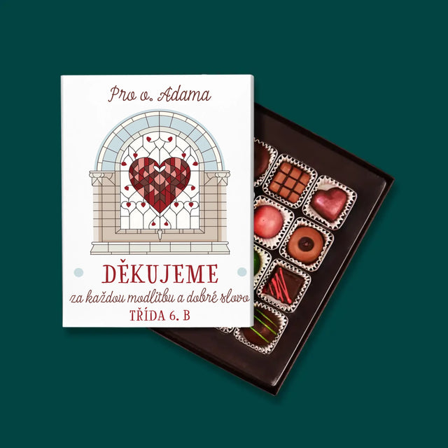 Jméno A Nápis: Děkujeme Za Každou Modlitbu - Pralinky