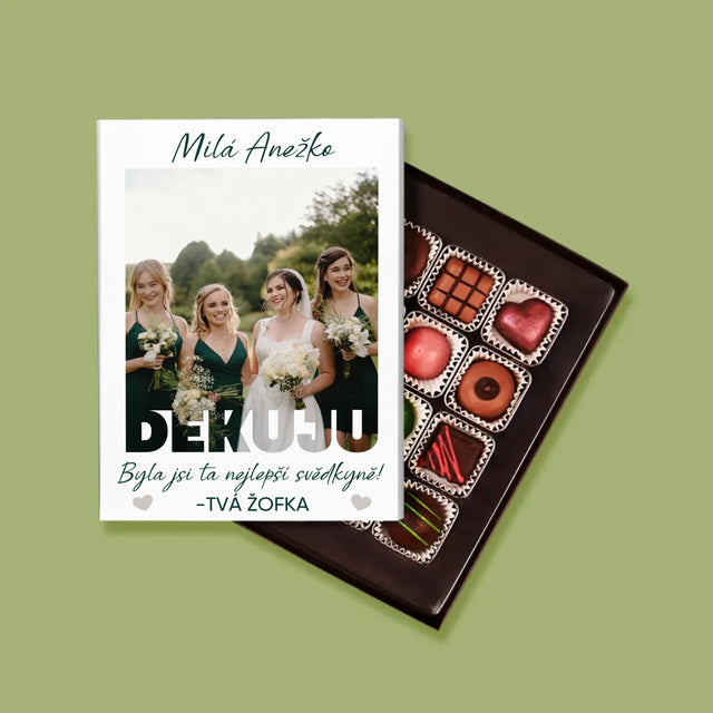 Fotka A Textem: Byla Jsi Ta Nejlepší Svědkyně - Pralinky