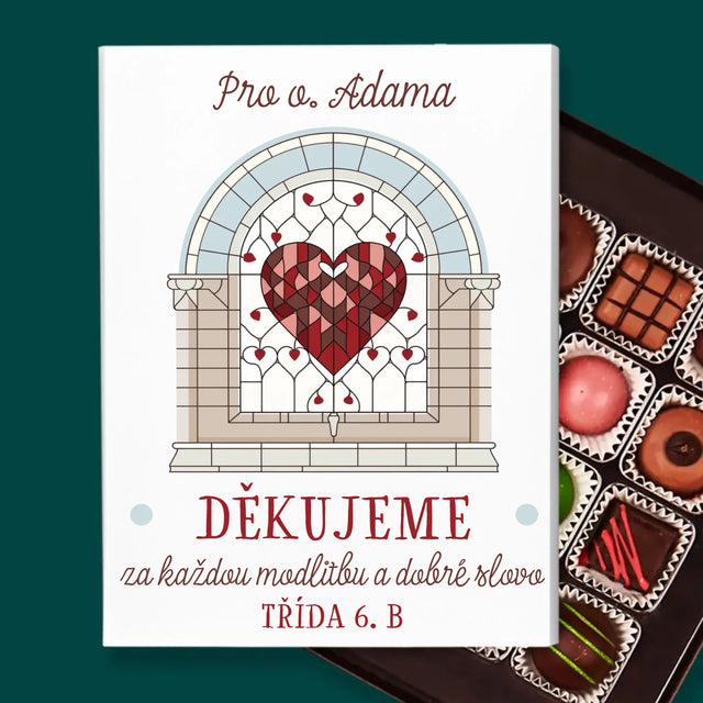 Jméno A Nápis: Děkujeme Za Každou Modlitbu - Pralinky