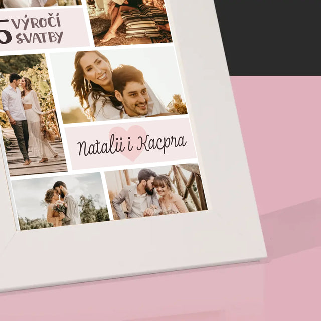 Fotokoláž: 5. Výročí - Fotorámeček