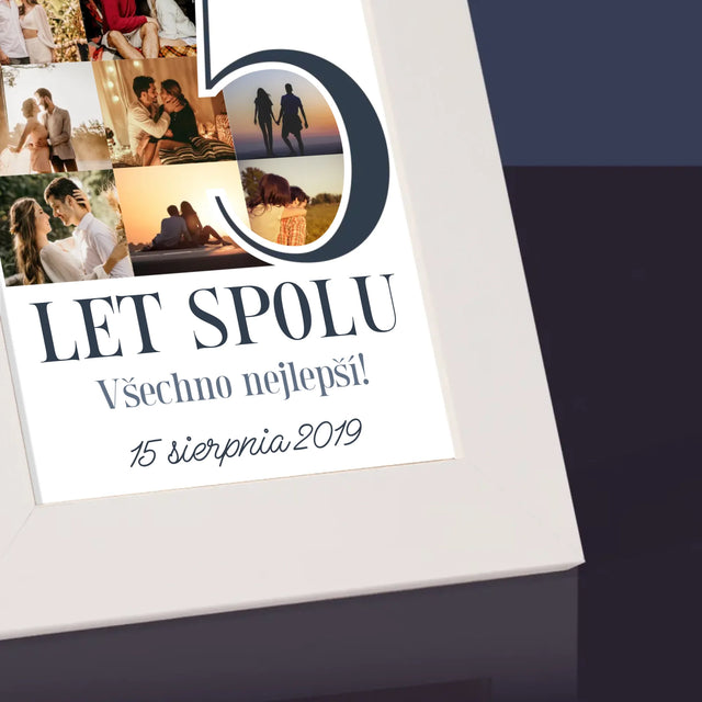 Fotokoláž: 5. Výročí - Fotorámeček