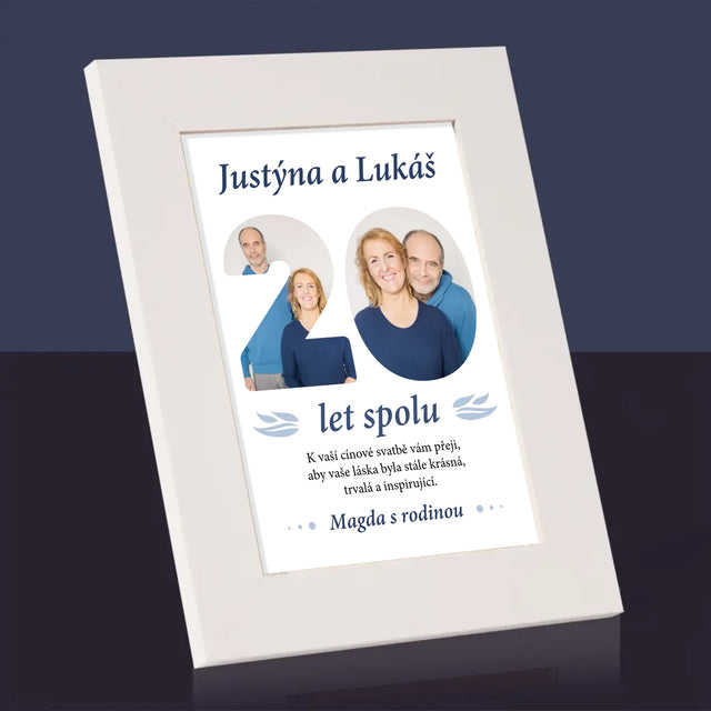 Slovo Z Fotek: 20 Let Spolu - Fotorámeček
