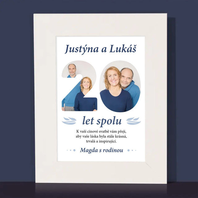 Slovo Z Fotek: 20 Let Spolu - Fotorámeček