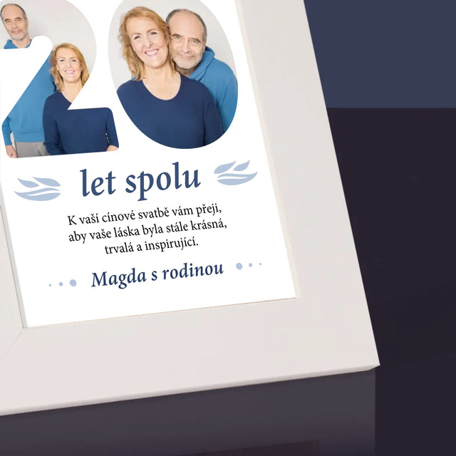 Slovo Z Fotek: 20 Let Spolu - Fotorámeček