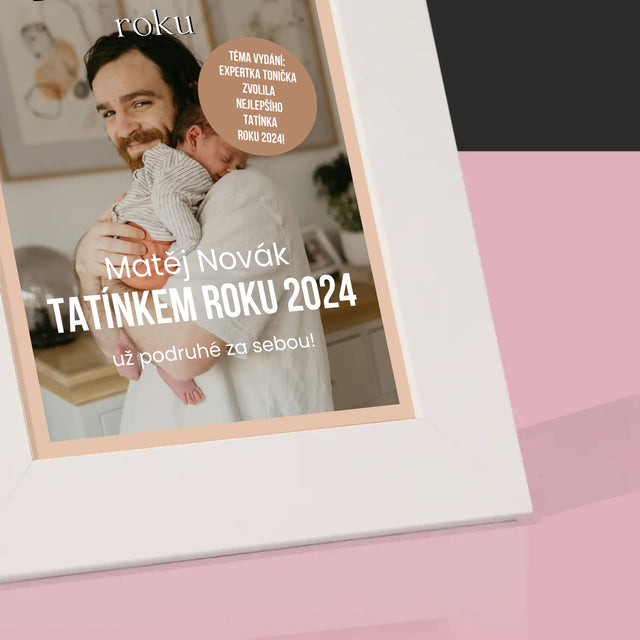Obálka Časopisu: Tatínek Roku - Fotorámeček