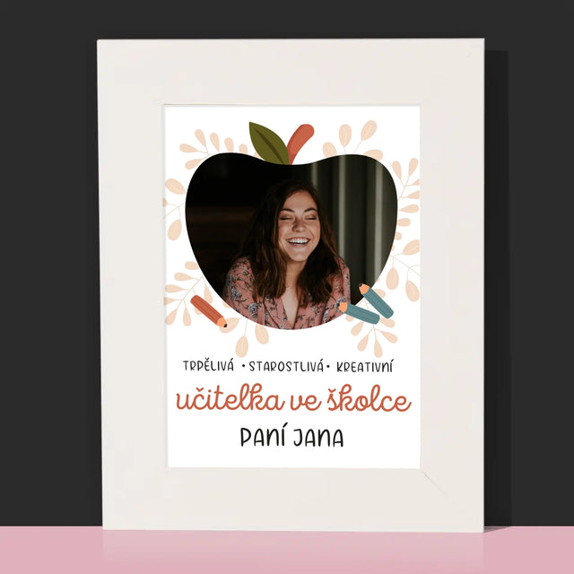 Fotka A Textem: Učitelka Ve Školce - Fotorámeček