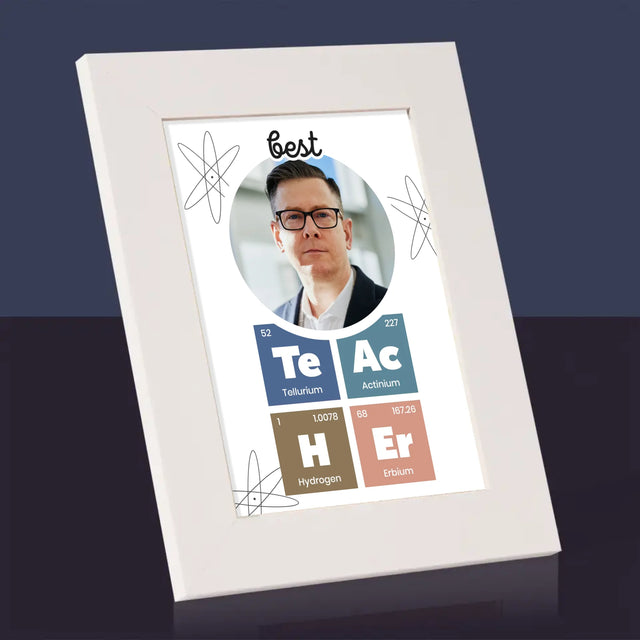 Fotka A Textem: Teacher Prvky - Fotorámeček