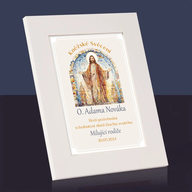 Jméno A Nápis: Kněžské Svěcení - Fotorámeček