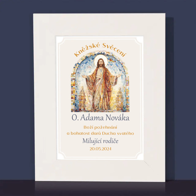 Jméno A Nápis: Kněžské Svěcení - Fotorámeček