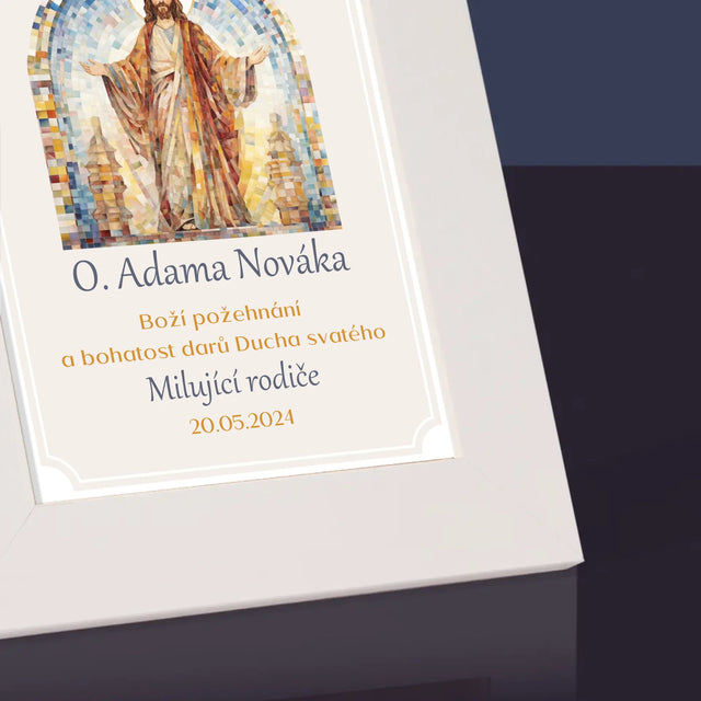 Jméno A Nápis: Kněžské Svěcení - Fotorámeček