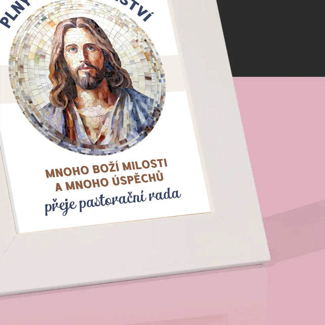 Jméno A Nápis: Důstojný Pán Plný Milosrdenství - Fotorámeček