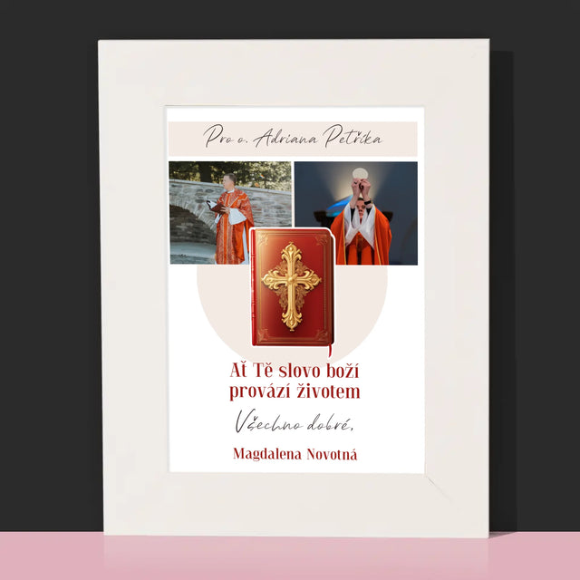 Fotokoláž: Slovo Boží - Fotorámeček