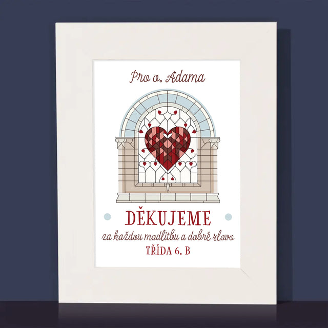 Jméno A Nápis: Děkujeme Za Každou Modlitbu - Fotorámeček