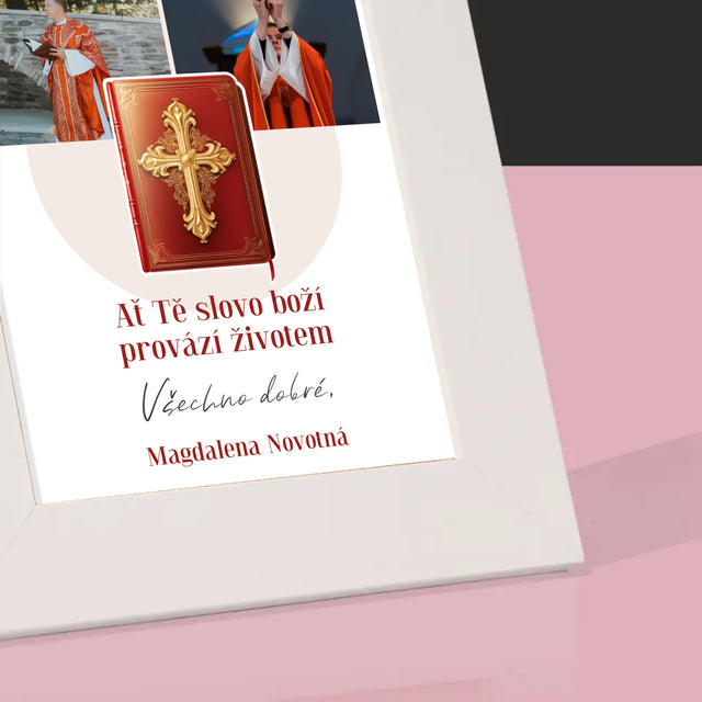 Fotokoláž: Slovo Boží - Fotorámeček