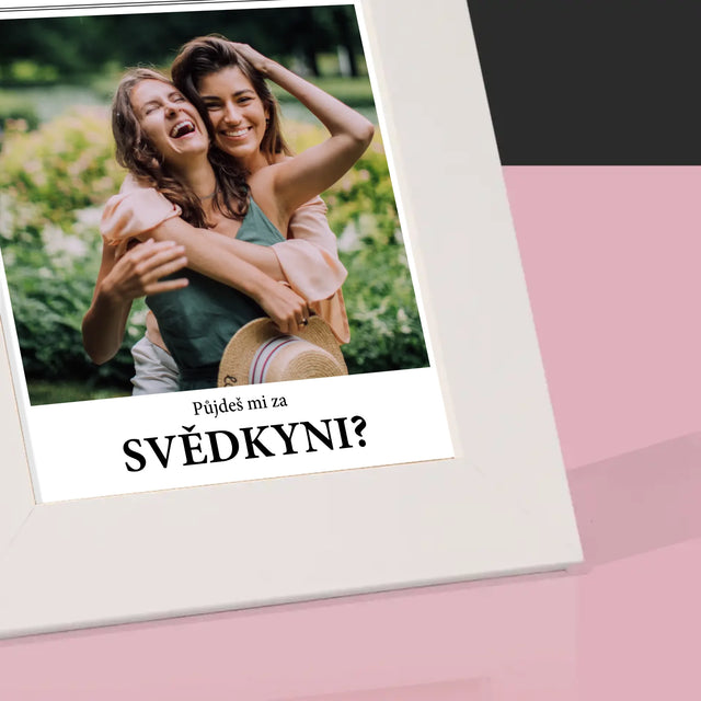 Fotka A Textem: Our Wedding Svědkyně - Fotorámeček