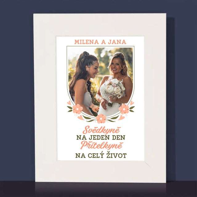 Fotka A Textem: Svědkyně Na Jeden Den - Fotorámeček