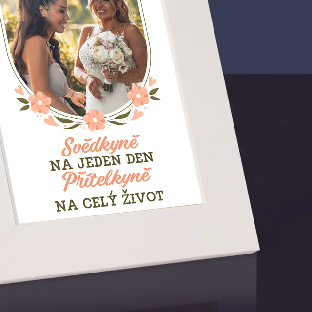 Fotka A Textem: Svědkyně Na Jeden Den - Fotorámeček